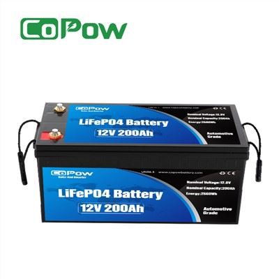 Bateria de íon de lítio 12v 200ah para trailer
